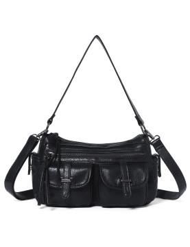 Retro double-pocket...