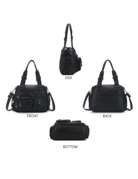 Retro multi-pocket practical women's bag