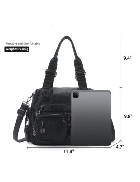 Retro multi-pocket practical women's bag