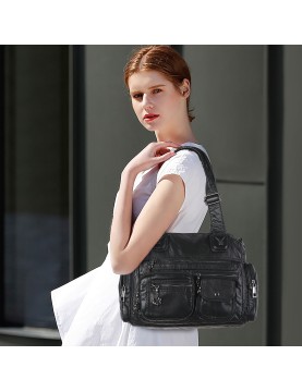 Retro multi-pocket practical women's bag