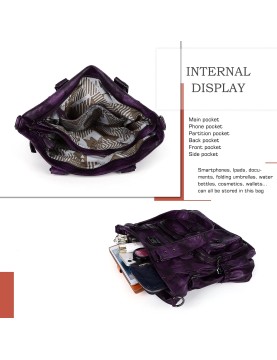 Gradient tie-dye style large-capacity women's bag