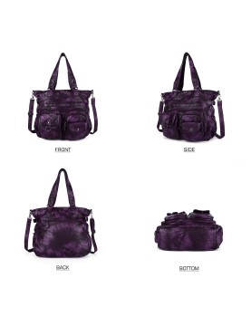 Gradient tie-dye style large-capacity women's bag