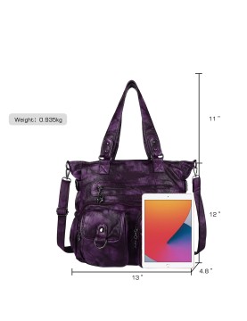 Gradient tie-dye style large-capacity women's bag