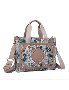 Artistic print handbag...