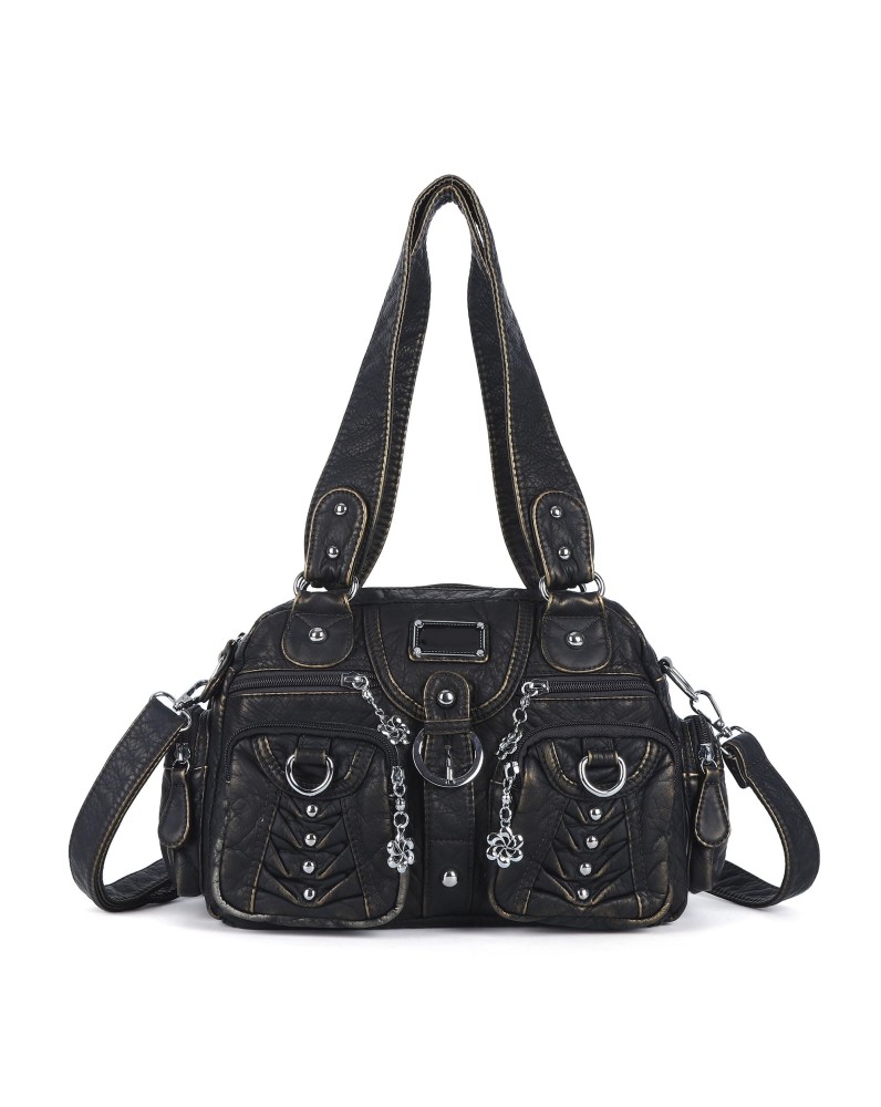 Punk style rivet chain women's bag