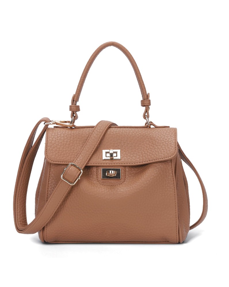 Elegant lychee pattern handbag