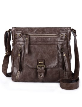 Vintage distressed shoulder...