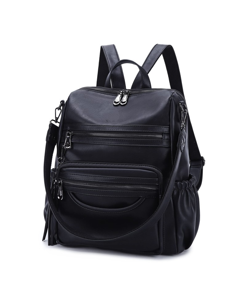 Multifunctional cowhide backpack