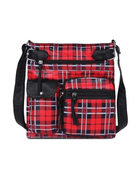 British plaid contrast...