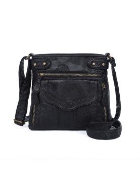 Vintage embossed shoulder...